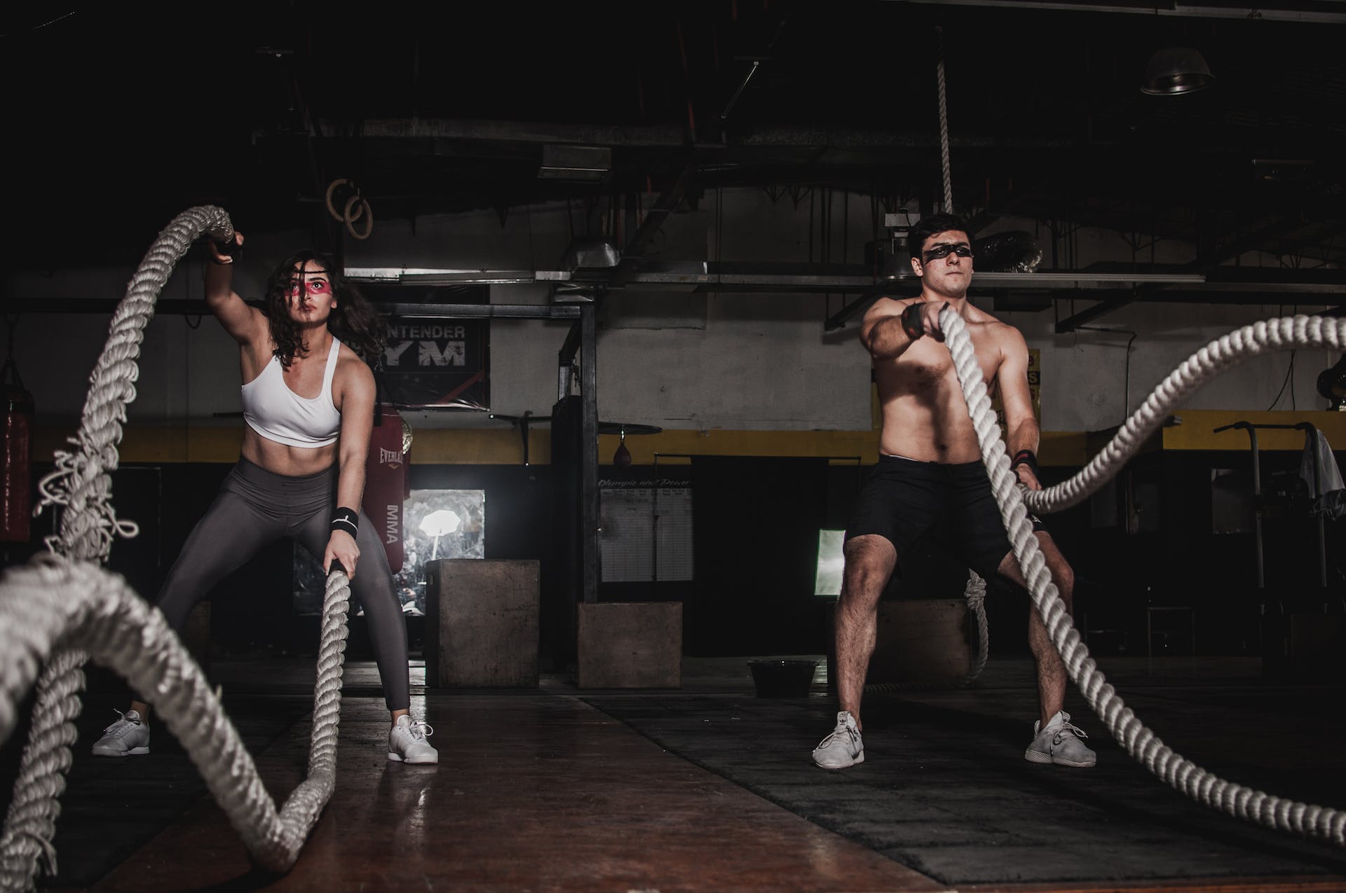 Rope work personal training